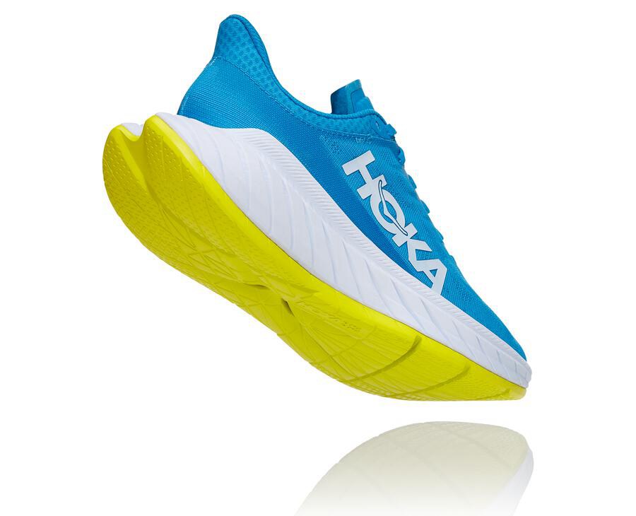 Hoka One One Løbesko Dame - Carbon X 2 - Blå/Hvide - 021594FGM